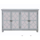 Russell Grey Painted 4 Doors Wooden Sideboard by Lavishway | Sideboards-24050