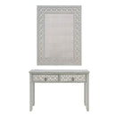 Russell Grey Painted Console Table & Mirror by Lavishway | Wall Mirrors-23951