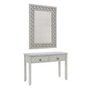 Russell Grey Painted Console Table & Mirror by Lavishway | Wall Mirrors-23950