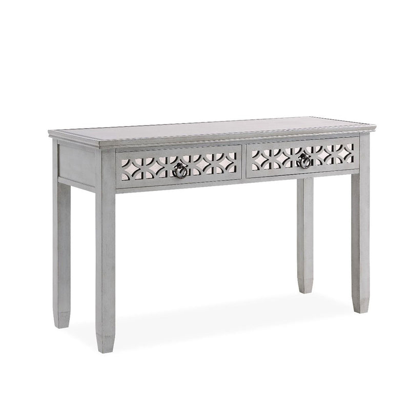 Russell Grey Painted Console Table & Mirror by Lavishway | Wall Mirrors-23954