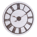 Rustic Wooden White Washed Modern Wall Clock by Lavishway | Wall Clocks-51538