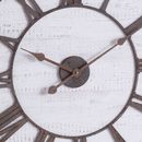 Rustic Wooden White Washed Modern Wall Clock by Lavishway | Wall Clocks-51539