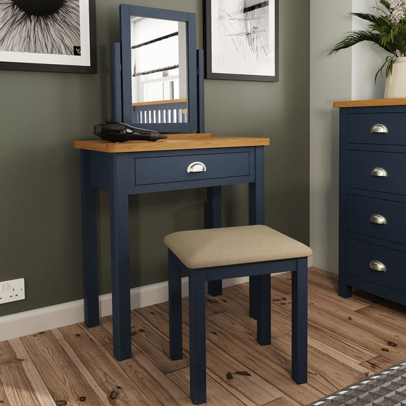 Rutland Oak Top Dressing Table by Lavishway | Dressing Tables-33826