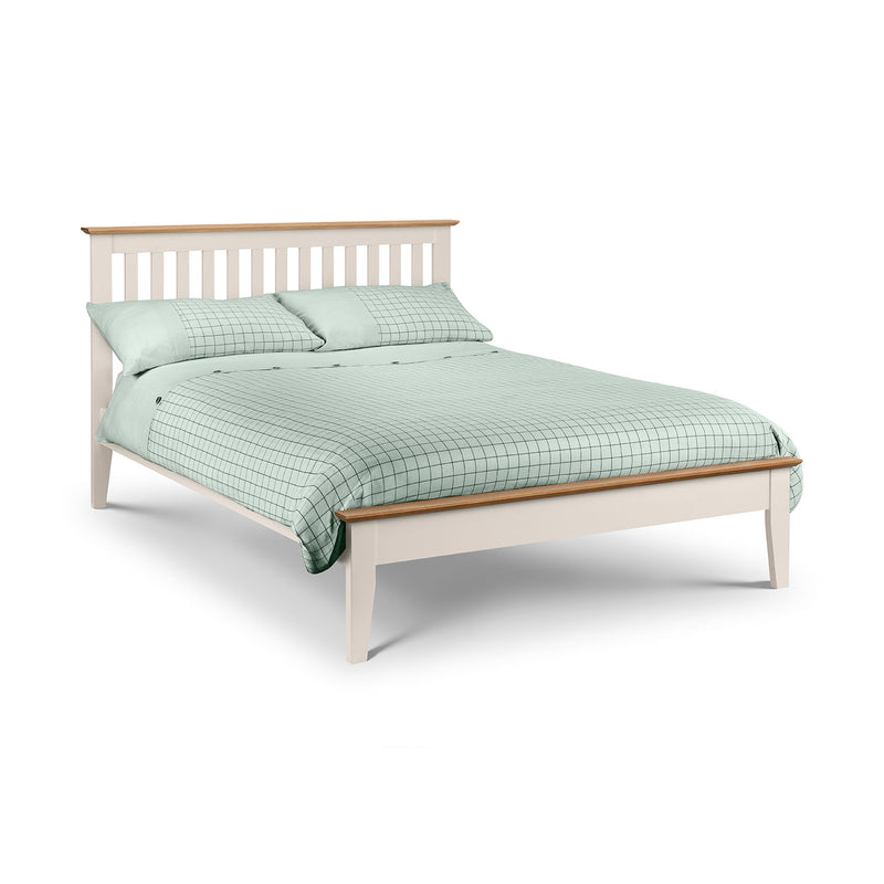 Salerno Solid Oak Shaker Bed Frame by Lavishway | Wooden Beds-60935
