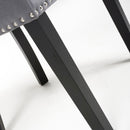 Sandringham Grey Velvet Accent Chair in Pair by Lavishway | Bedroom Chairs-27364