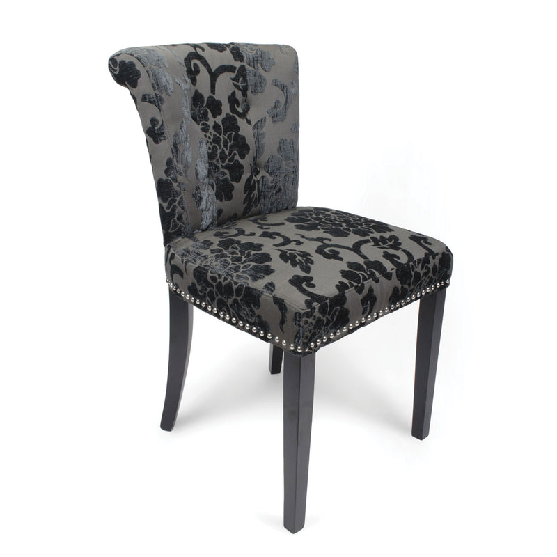 Sandringham Velvet Dining Chair Set of 2 by Lavishway | Dining Chairs-37549