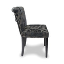 Sandringham Velvet Dining Chair Set of 2 by Lavishway | Dining Chairs-37551
