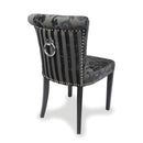 Sandringham Velvet Dining Chair Set of 2 by Lavishway | Dining Chairs-37550