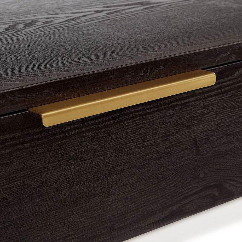 Sanremo Golden Frame Console Table by Lavishway | Hallway Console Table-24116