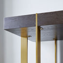 Sanremo Golden Frame Open Bookcase by Lavishway | Bookcases & Shelves-24104