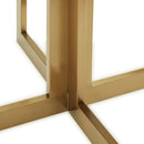 Sanremo Golden Frame Round Dining Table by Lavishway | Dining Tables-24095