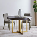 Sanremo Golden Frame Round Dining Table by Lavishway | Dining Tables-24089