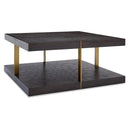 Sanremo Golden Frame Square Coffee Table by Lavishway | Coffee Tables-24071