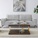 Sanremo Golden Frame Square Coffee Table by Lavishway | Coffee Tables-24070