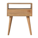 Sarina Resin Printed 1 Drawer Bedside Table by Lavishway | Bedside Tables-57598