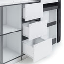 Saturn Mid Sleeper Storage Bed by Lavishway | Wooden Beds-60892