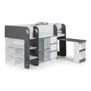 Saturn Mid Sleeper Storage Bed by Lavishway | Wooden Beds-60890