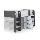 Saturn Mid Sleeper Storage Bed by Lavishway | Wooden Beds-60889