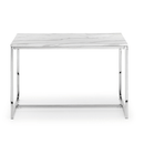 Scala White Marble Effect Top Dining Table by Lavishway | Dining Tables-60861