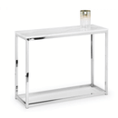 Scala White Marble Effect Top Console Table by Lavishway | Hallway Console Table-60859