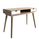Scandi Oak Finish White Drawers Desk by Lavishway | Reclaimed Wood Desks-28393