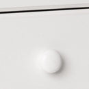 Scandi 3 Drawer White Bedside Cabinet by Lavishway | Bedside Tables-45527