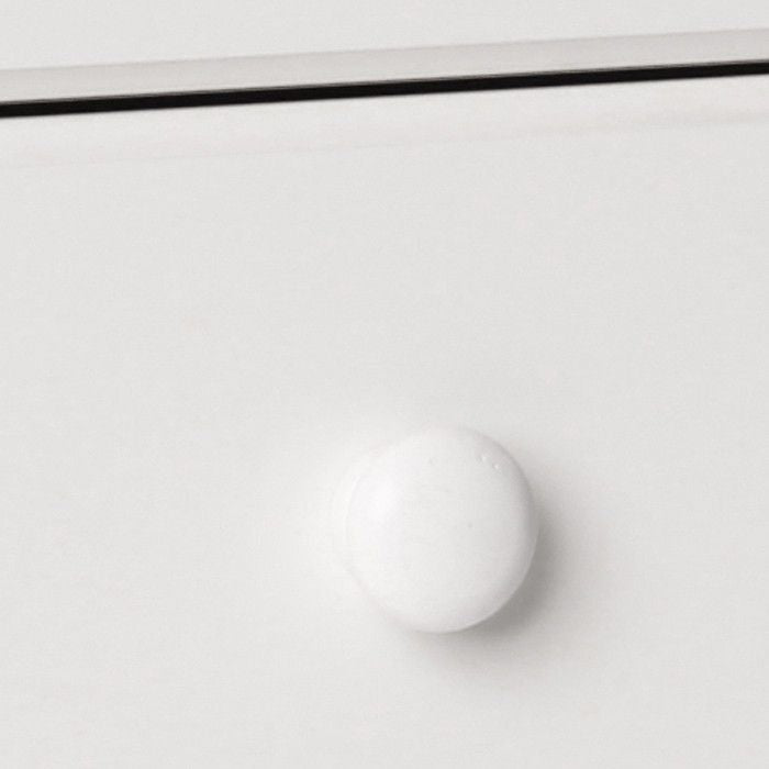 Scandi 3 Drawer White Bedside Cabinet by Lavishway | Bedside Tables-45527