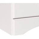 Scandi 3 Drawer White Bedside Cabinet by Lavishway | Bedside Tables-45529