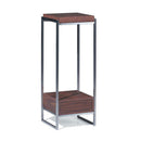 Scatola Dark Walnut Finish Anitque End Table by Lavishway | Side Tables-23068