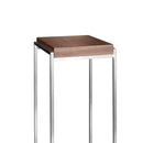 Scatola Dark Walnut Finish Anitque End Table by Lavishway | Side Tables-23070