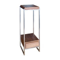 Scatola Dark Walnut Finish Anitque End Table by Lavishway | Side Tables-23069