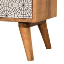 Sarina Geometric Printed 2 Drawers TV Unit by Lavishway | TV Units Cabinets-57489