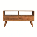 Sarina Geometric Printed 2 Drawers TV Unit by Lavishway | TV Units Cabinets-57487