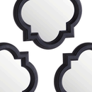 Quartrefoil Design Set Of Three Wall Mirrors by Lavishway | Wall Mirrors-50351