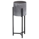 Set Of Two Concrete Effect Table Top Planter by Lavishway | Ornaments & Decoration-50936