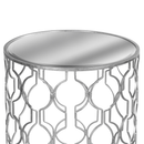 Set of Two Mirrored Top Arabesque Side Tables by Lavishway | Side Tables-51134