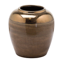 Seville Glossy Metallic Textured Kubru Vase by Lavishway | Vases-50914