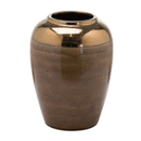 Seville Glossy Metallic Textured Kubru Vase by Lavishway | Vases-50913
