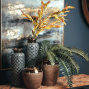 Seville Metallic Textured Lebes Vase by Lavishway | Vases-50909