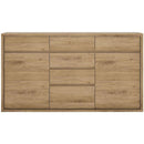 Shetland Oak Finish 6 Drawer Chest by Lavishway | Chest Of Drawers-44607