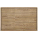 Shetland Oak 1 Door 5 Drawer Finish Cupboard by Lavishway | Cupboards & Cabinets-44619