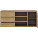 Shetland Oak Finish TV Cabinet by Lavishway | TV Units Cabinets-44597