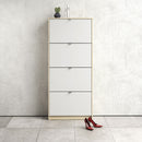 Shoes 4 Tilting Doors & 2 Layer Shoe Cabinet by Lavishway | Shoe Cabinets-28967