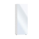 Shoes White 1 Mirrored Door Tall Shoe Cabinet by Lavishway | Shoe Cabinets-28960