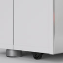 Shoes White 1 Mirrored Door Tall Shoe Cabinet by Lavishway | Shoe Cabinets-28962