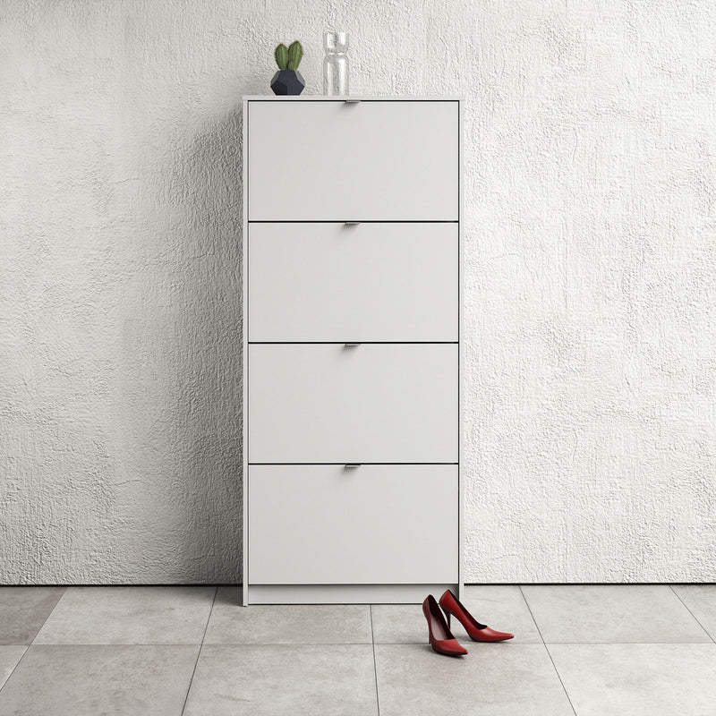 Shoes 4 Tilting Doors & 2 Layer Shoe Cabinet by Lavishway | Shoe Cabinets-28980