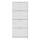 Shoes 4 Tilting Doors & 2 Layer Shoe Cabinet by Lavishway | Shoe Cabinets-28982