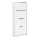 Shoes 4 Tilting Doors & 2 Layer Shoe Cabinet by Lavishway | Shoe Cabinets-28981
