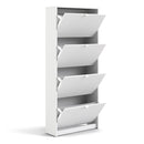 Shoes 4 Tilting Doors & 2 Layer Shoe Cabinet by Lavishway | Shoe Cabinets-28983
