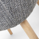 Sidcup Tweed Fabric Dining Chair Set of 2 by Lavishway | Dining Chairs-27330